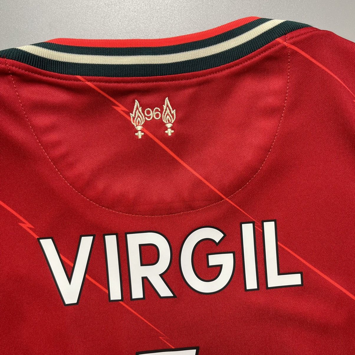 Nike × Vintage LIVERPOOL NIKE 2021/2022 FOOTBALL HOME JERSEY #4 VIRGIL Size US M / EU 48-50 / 2 - 13 Thumbnail