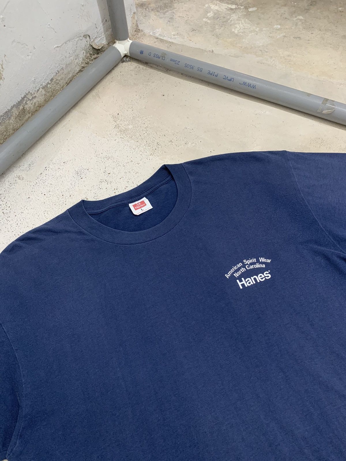 Hanes × Vintage Vintage North Carolina Hanes 80’s Single Stiching Size US L / EU 52-54 / 3 - 5 Thumbnail