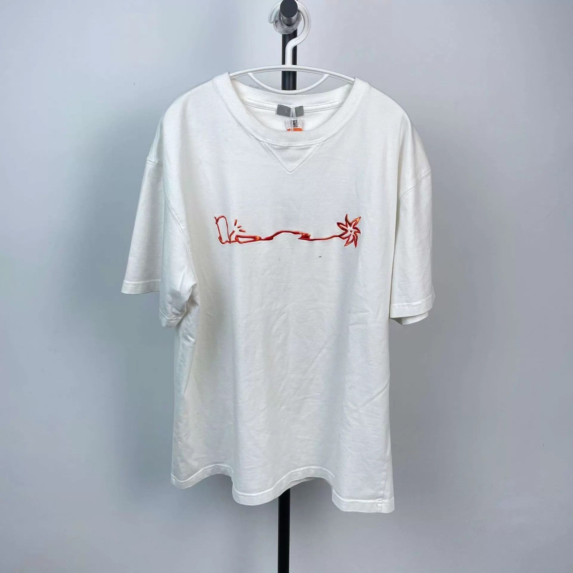 Dior Dior 95 New Cotton White Short-Sleeve T-Shirt XL Size US XL / EU 56 / 4 - 1 Thumbnail