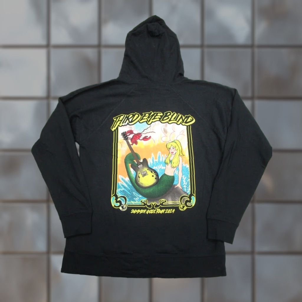 Vintage VINTAGE Third Eye Blind Hoodie Shirt Mens M Black 2024 Tour Summer Gods 3EB Mens Size US M / EU 48-50 / 2 - 1 Thumbnail