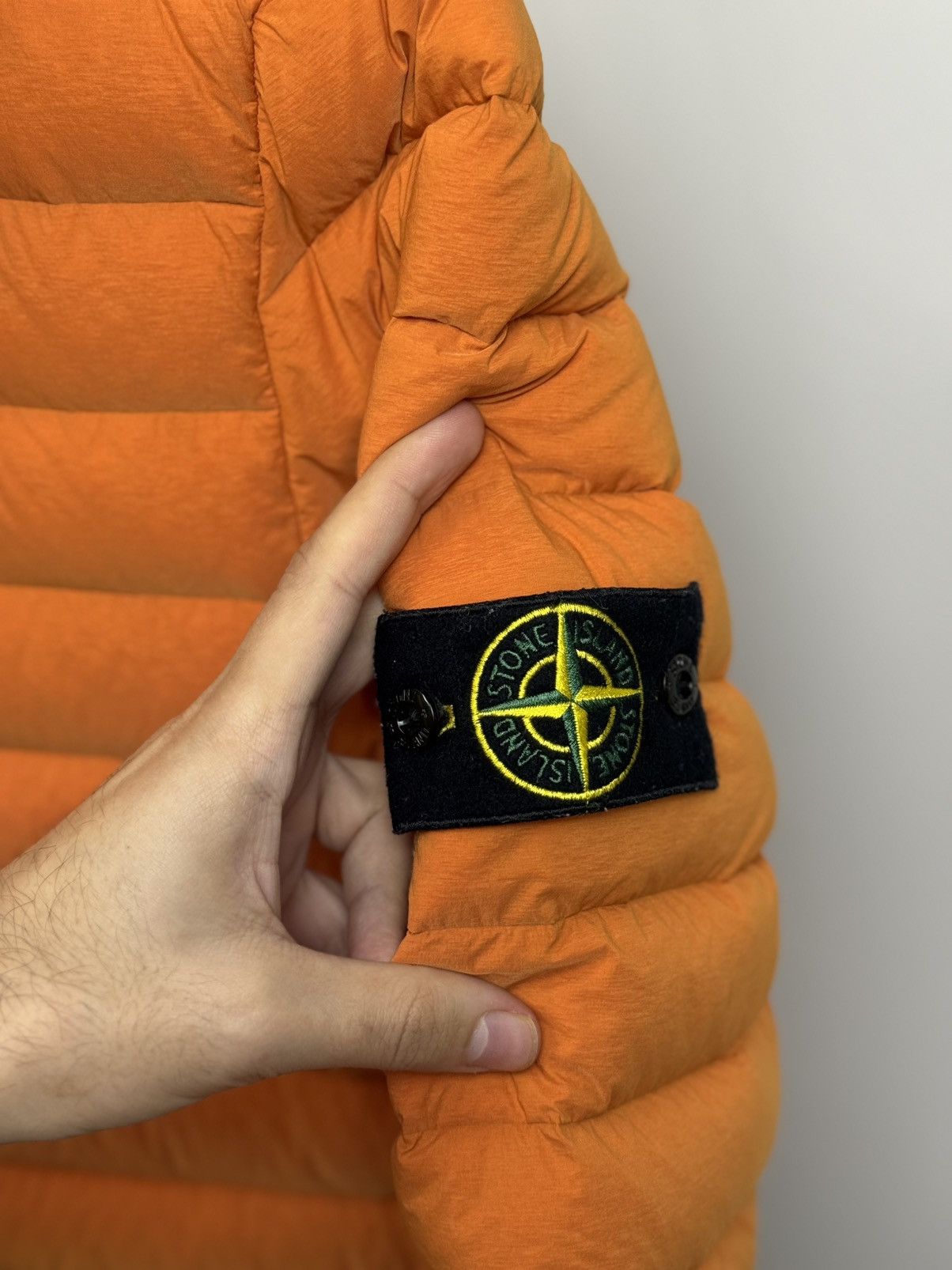 Stone Island Stone Island Insulated Puffer Jacket – Orange ( Size L) Size US L / EU 52-54 / 3 - 7 Thumbnail