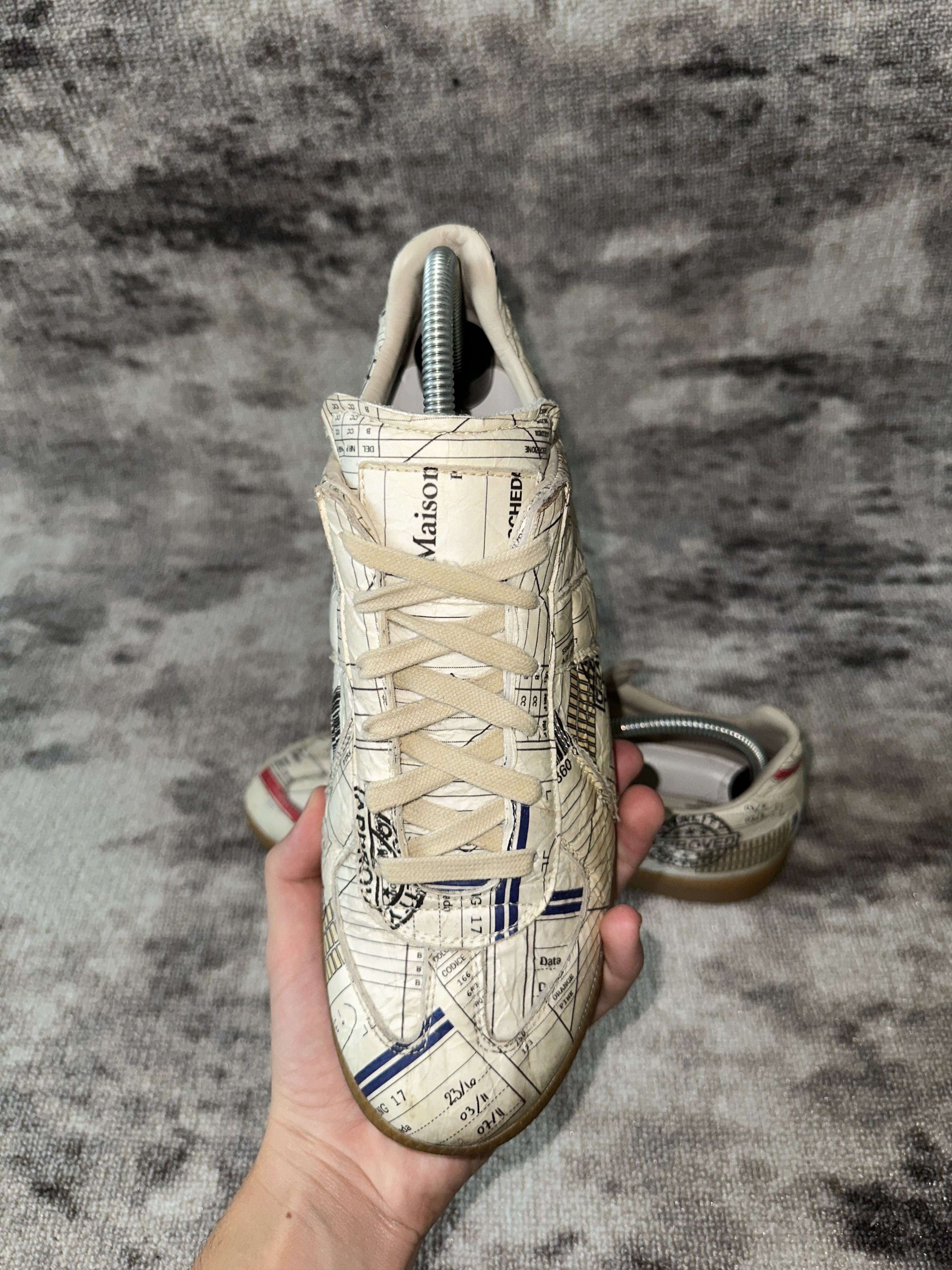 Maison Margiela Maison Margiela Replica GAT “Postal/Stamp Print” Size US 8 / EU 41 - 6 Thumbnail