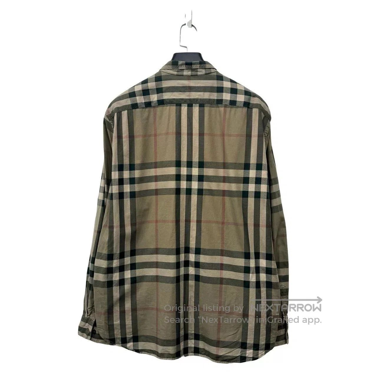 Burberry Burberry Brown Plaid Long. Size US XXL / EU 58 / 5 - 2 Thumbnail