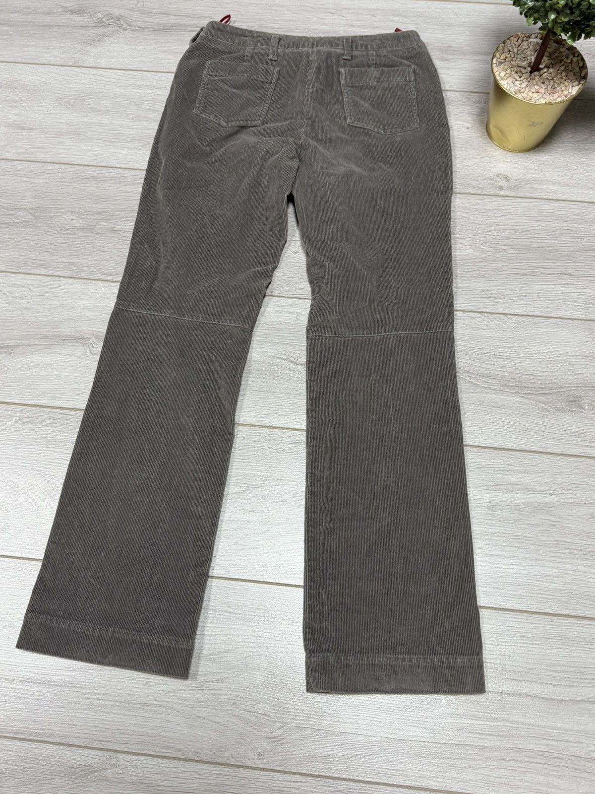 Prada Prada red tab corduroy velvet pants vintage zip Size 27" / US 4 / IT 40 - 12 Thumbnail