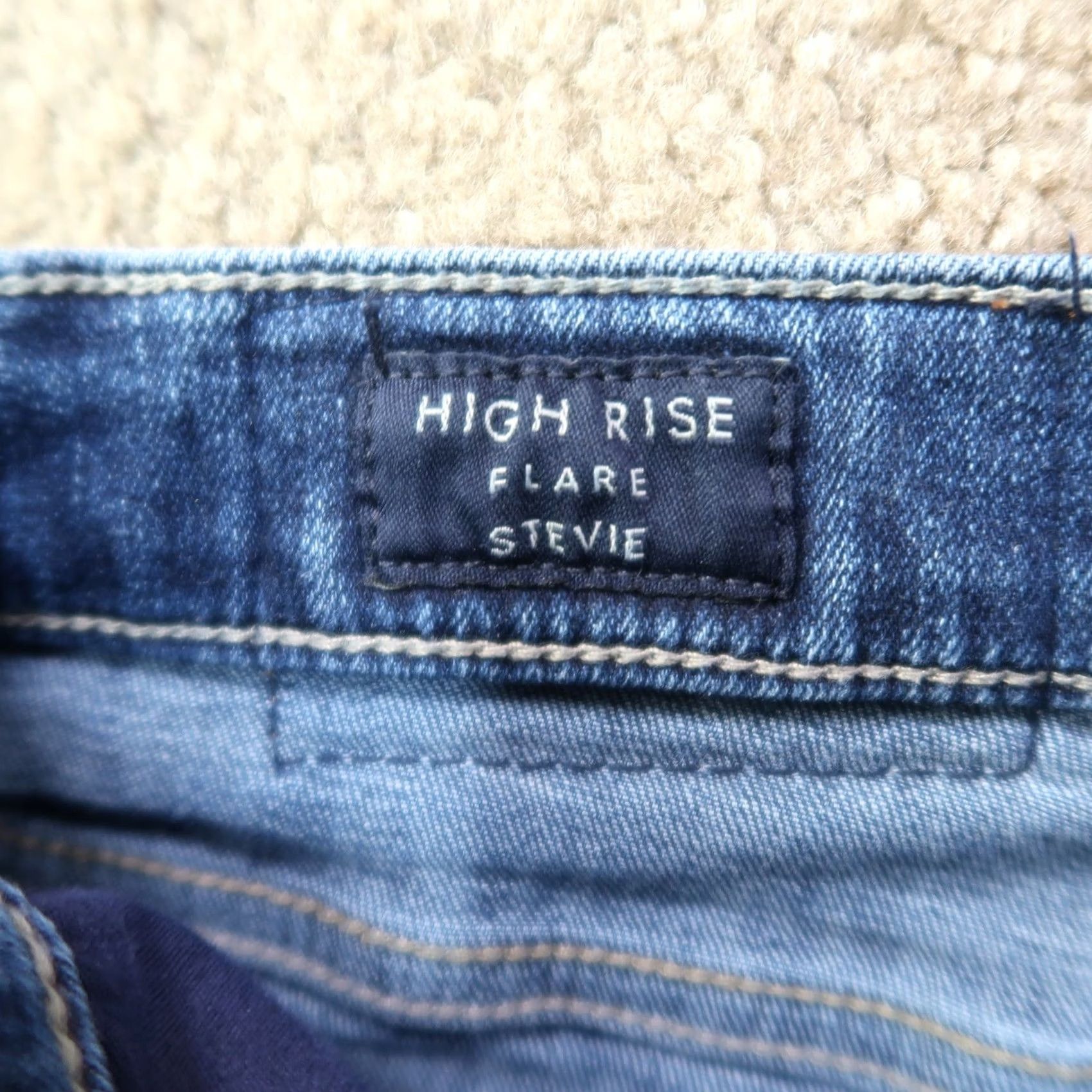 Lucky Brand Lucky Brand High Rise Flare Jeans Women's 10 Blue Denim Stretch Size 32" / US 10 / IT 46 - 4 Thumbnail