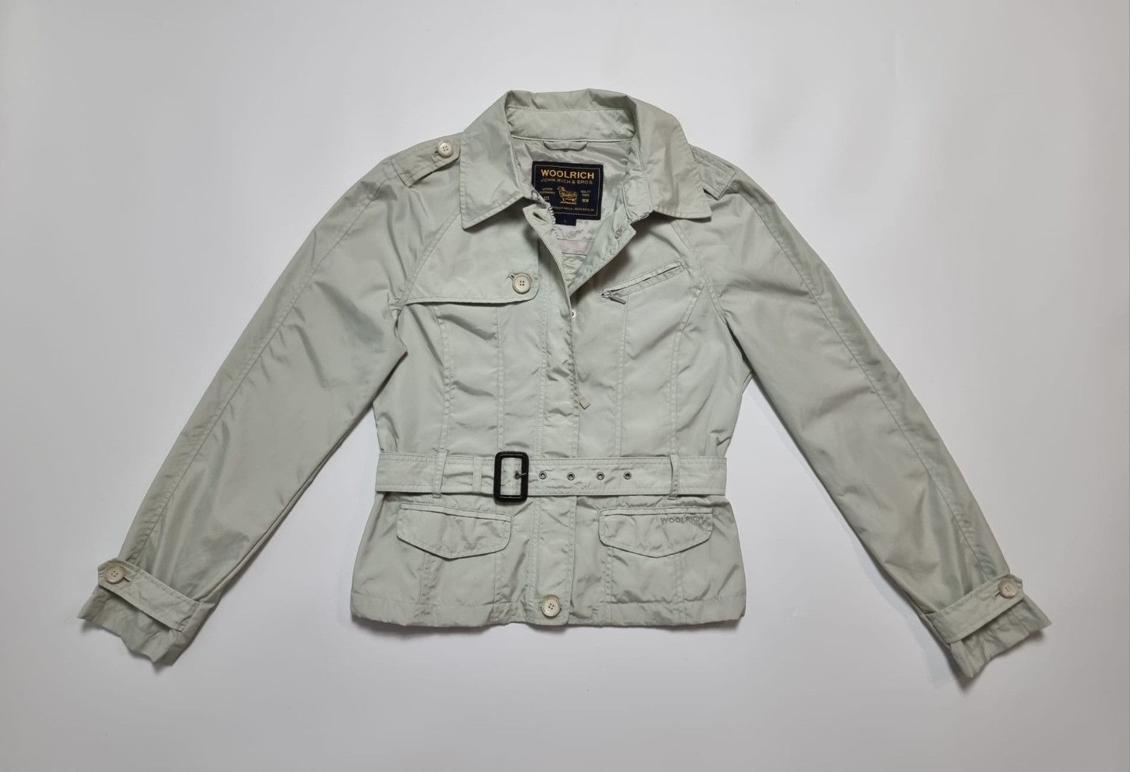 Woolrich Woolen Mills Woolrich short belted field jacket L womens ecru Size M / US 6-8 / IT 42-44 - 8 Thumbnail