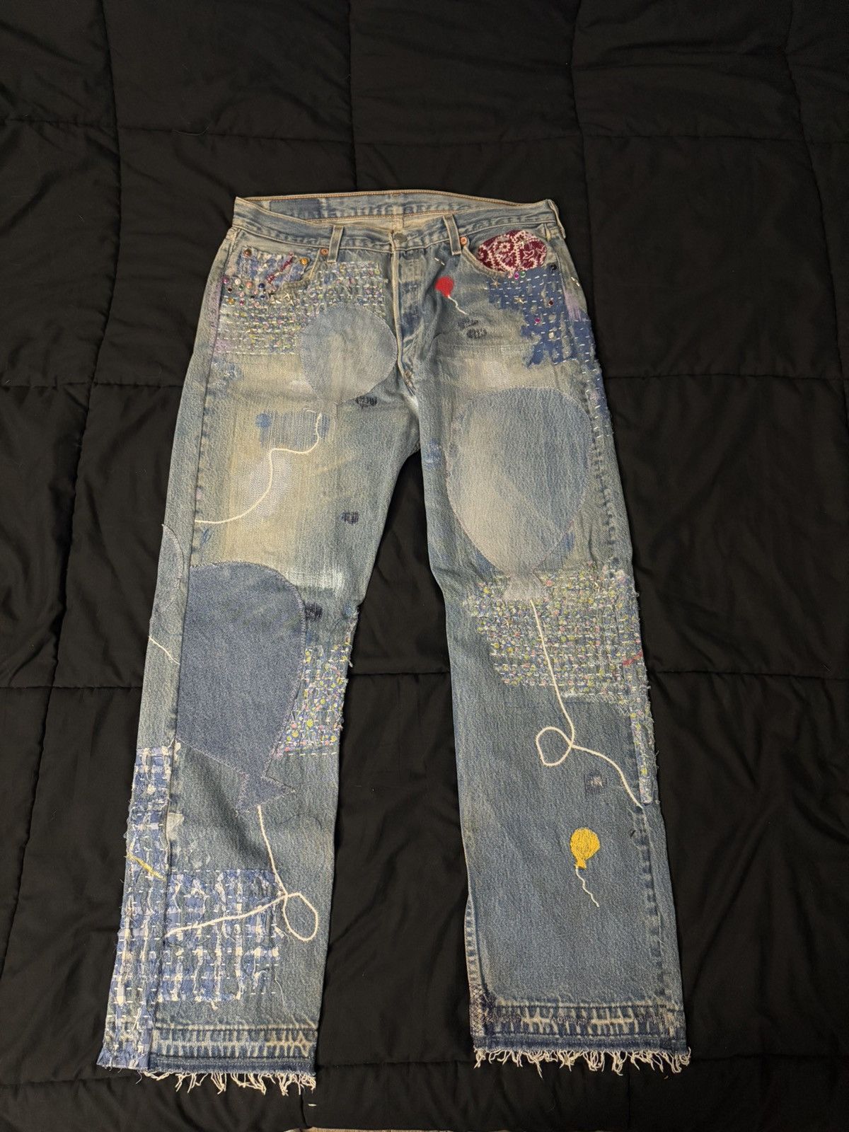 Levi's Vintage Repaired Levis Size US 36 / EU 52 - 1 Thumbnail