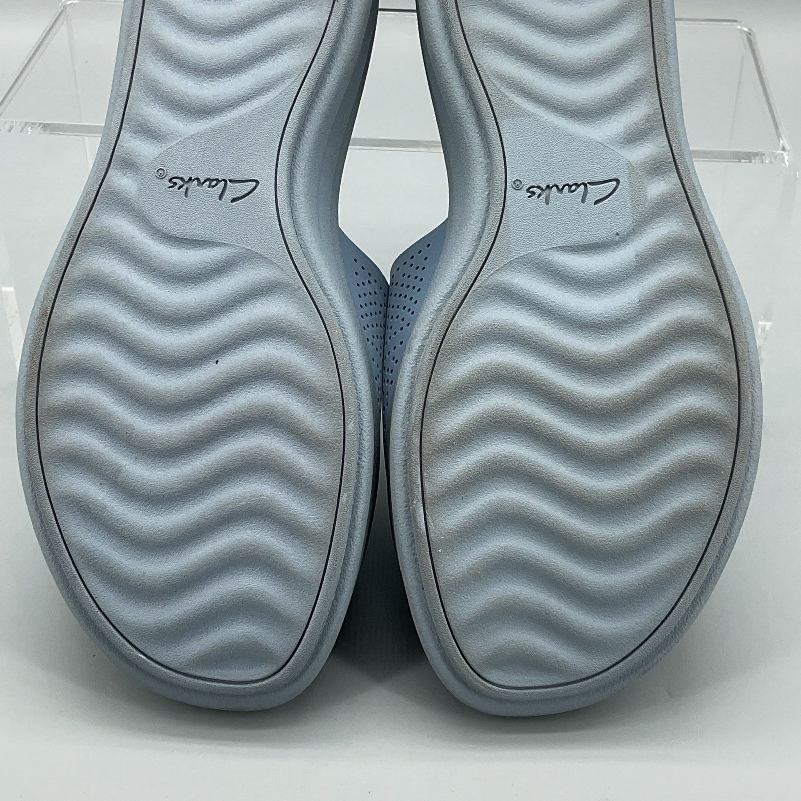 Clarks Clarks Women’s Drift Twist Wedge Sandals Blue Size 6.5M Size US 6.5 / IT 36.5 - 10 Thumbnail