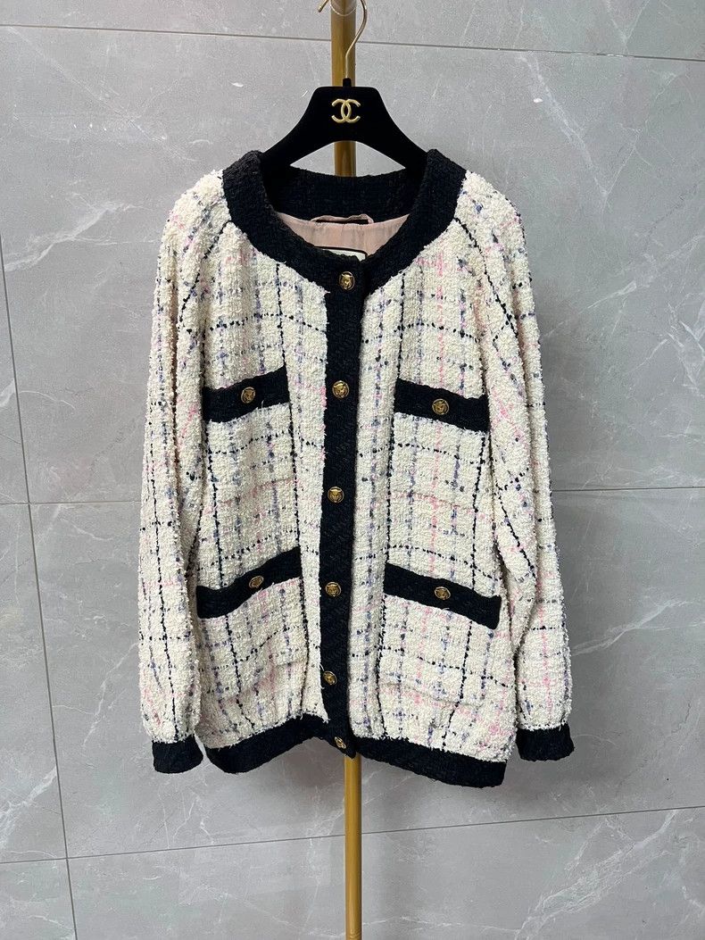 Gucci Gucci Checkered Tweed Jacket in Excellent Condition- DMC Size US S / EU 44-46 / 1 - 1 Thumbnail