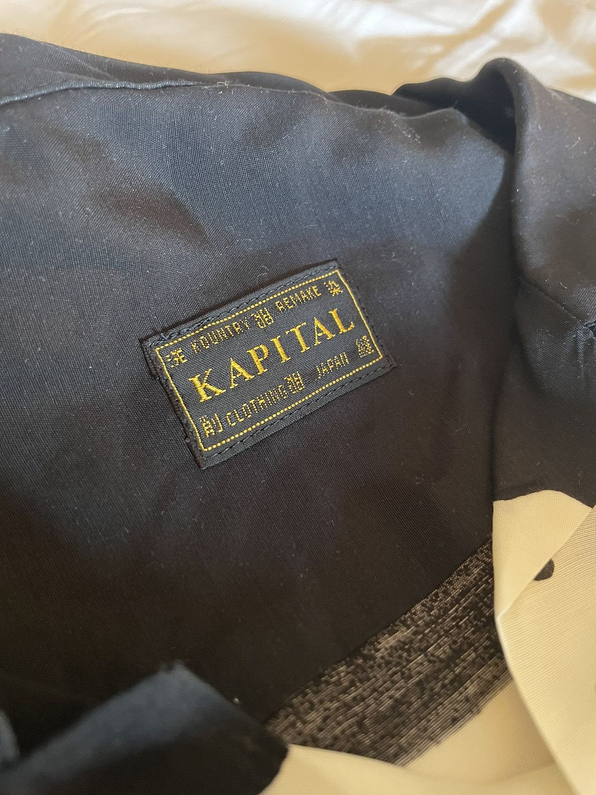 Japanese Brand × Kapital Kapital Bones Black Silk Aloha Shirt Size US XXL / EU 58 / 5 - 4 Thumbnail