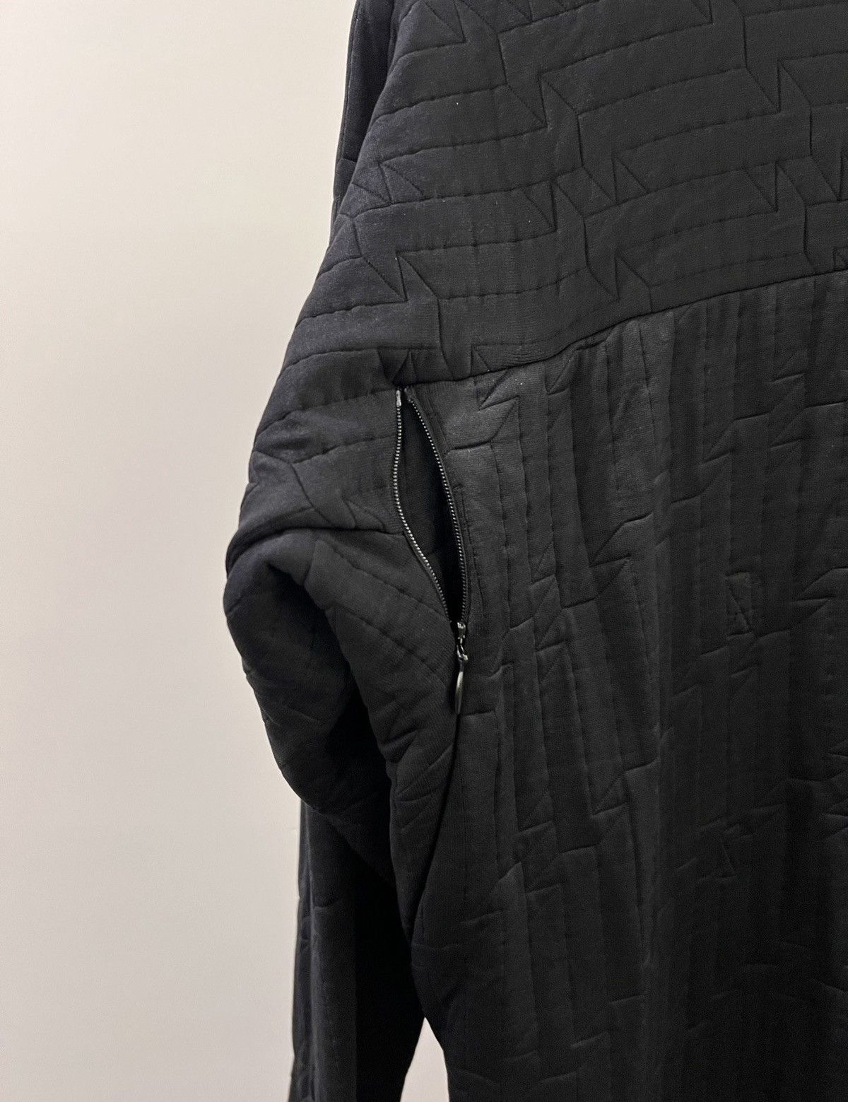 11 By Boris Bidjan Saberi 11ByBBS Quilted Long Crewneck Sweatshirt Size US XL / EU 56 / 4 - 4 Thumbnail