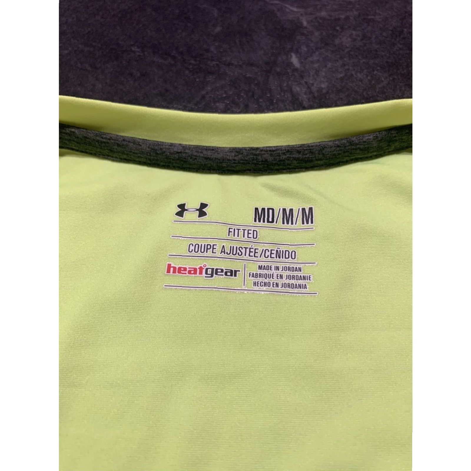 Under Armour Under Armour HeatGear Women's Medium Yellow Long Sleeve Crew Neck Performance T-Shirt Size M / US 6-8 / IT 42-44 - 6 Thumbnail