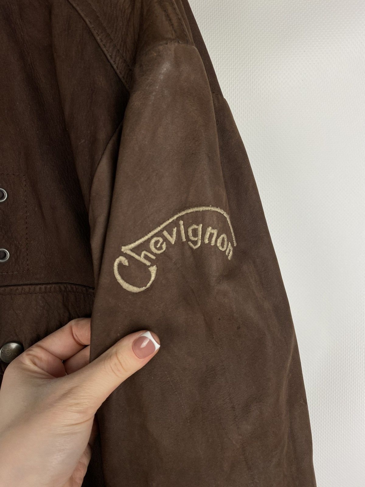 Chevignon Chevignon vintage men’s leather western style bomber jacket Size US XL / EU 56 / 4 - 11 Thumbnail