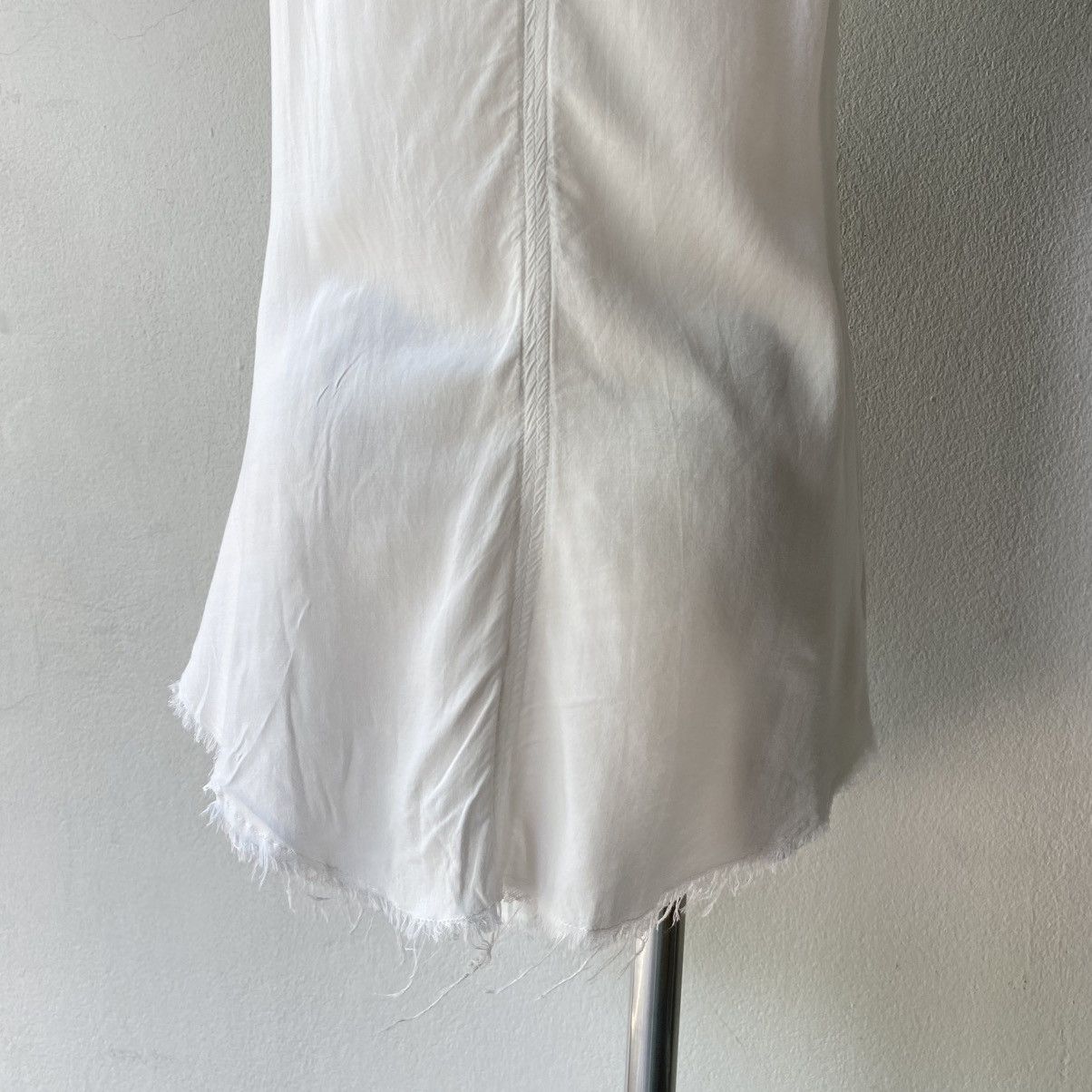 Diesel DIESEL White Ruffled Sleeveless Blouse Size S / US 4 / IT 40 - 14 Thumbnail