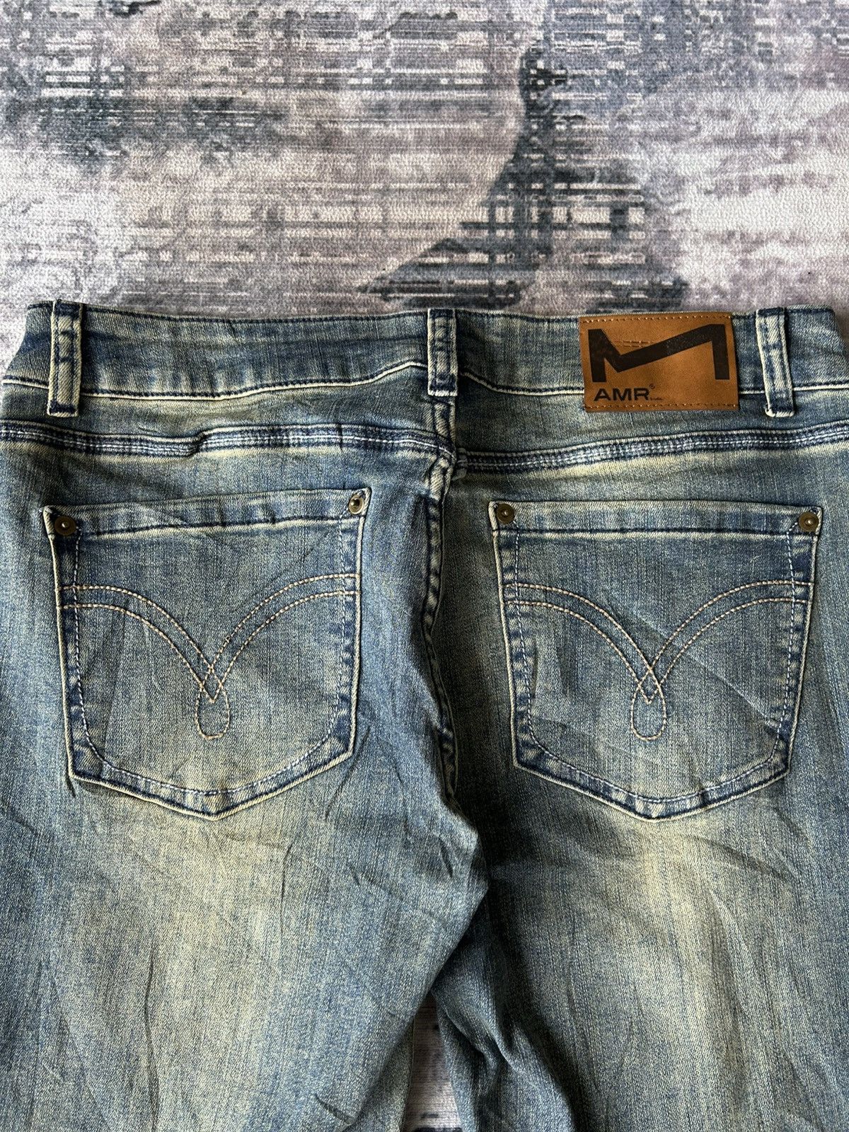 Tornado Mart Y2K Super Flared Amr Jeans Size US 31 - 9 Thumbnail