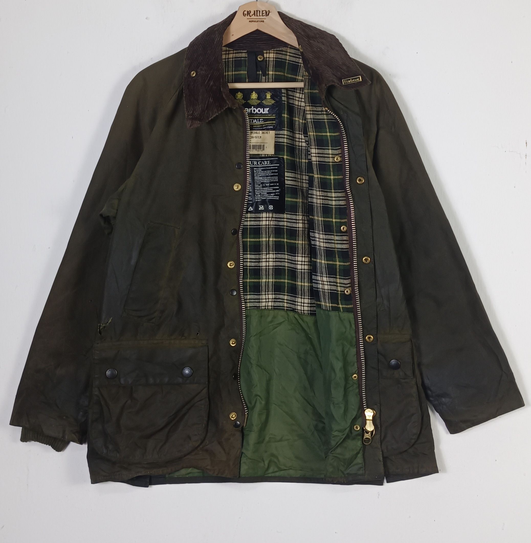 Barbour Barbour Bedale Wax Jacket Size US L / EU 52-54 / 3 - 3 Thumbnail