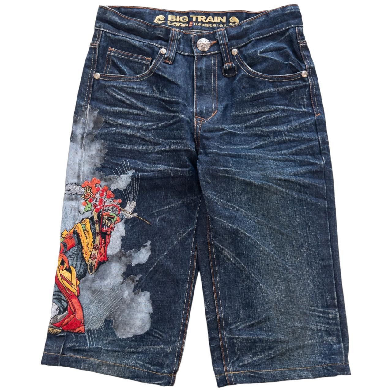Other Vintage Geisha Japanese Denim Shorts Size W28 Size US 28 / EU 44 - 1 Thumbnail