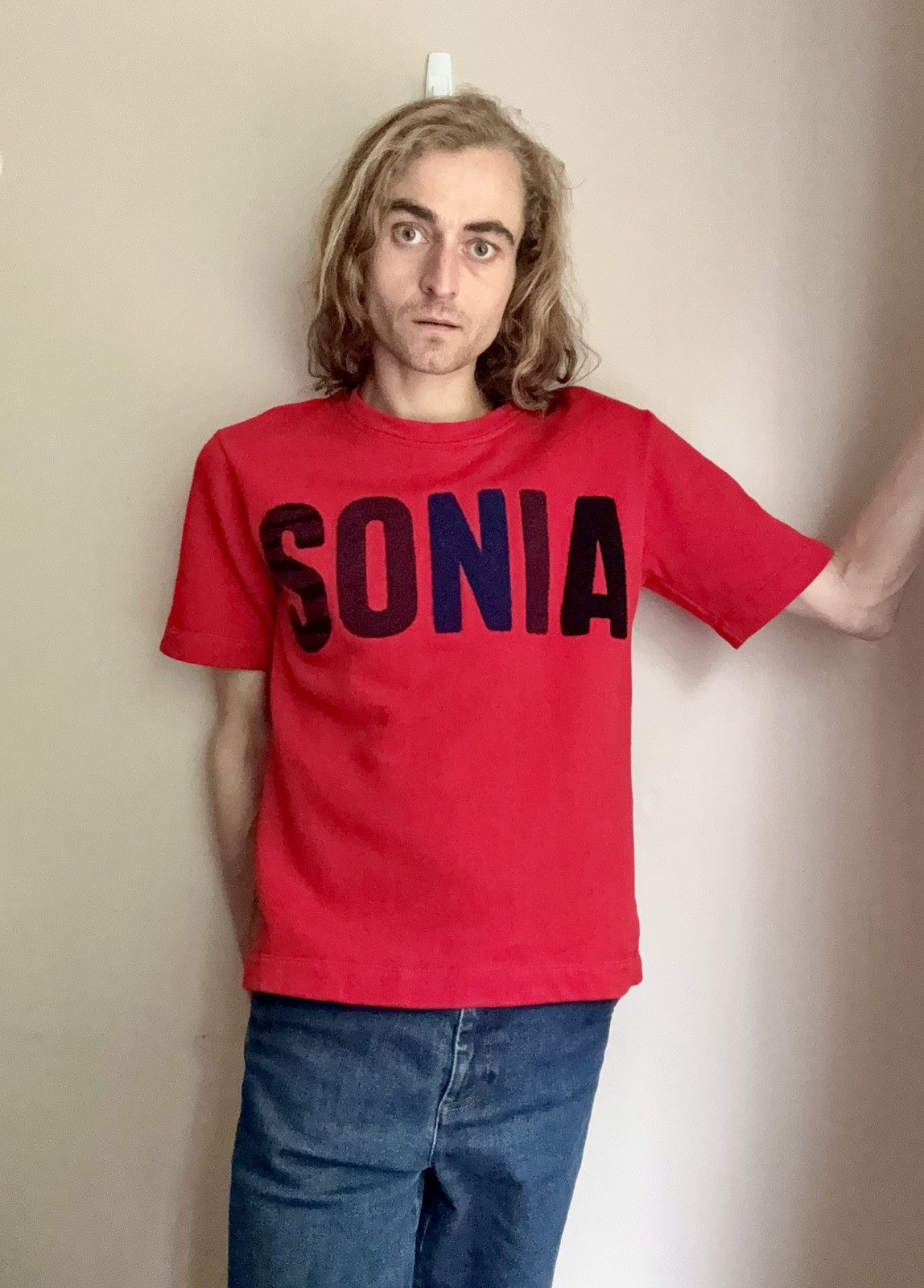 Sonia Rykiel Sonia Rykiel Embroidered Terry Cloth ‘SONIA’ Tee Size US S / EU 44-46 / 1 - 5 Thumbnail