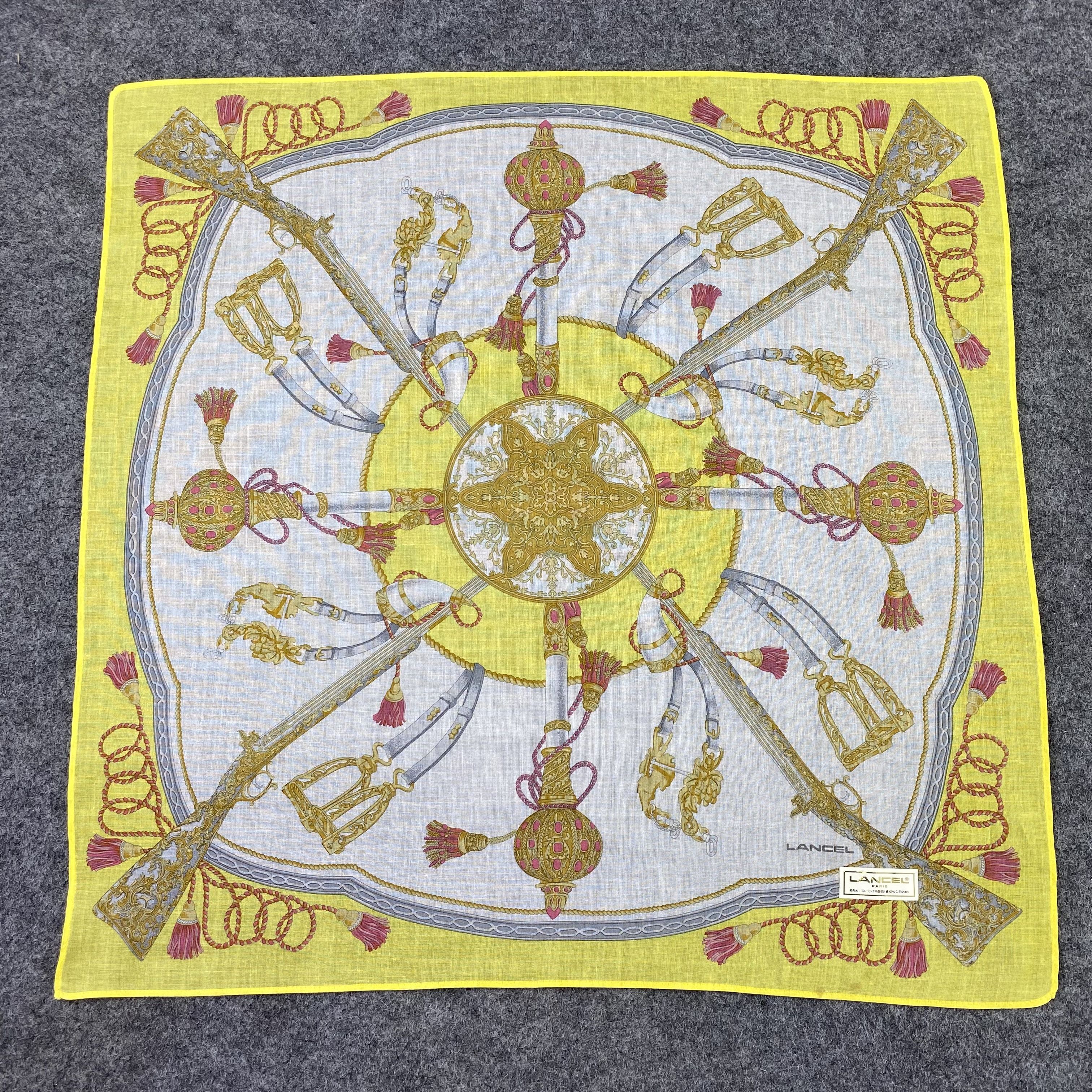 Lancel Lancel Handkerchief / Bandana / Neckerchief-B723 Size ONE SIZE - 3 Thumbnail