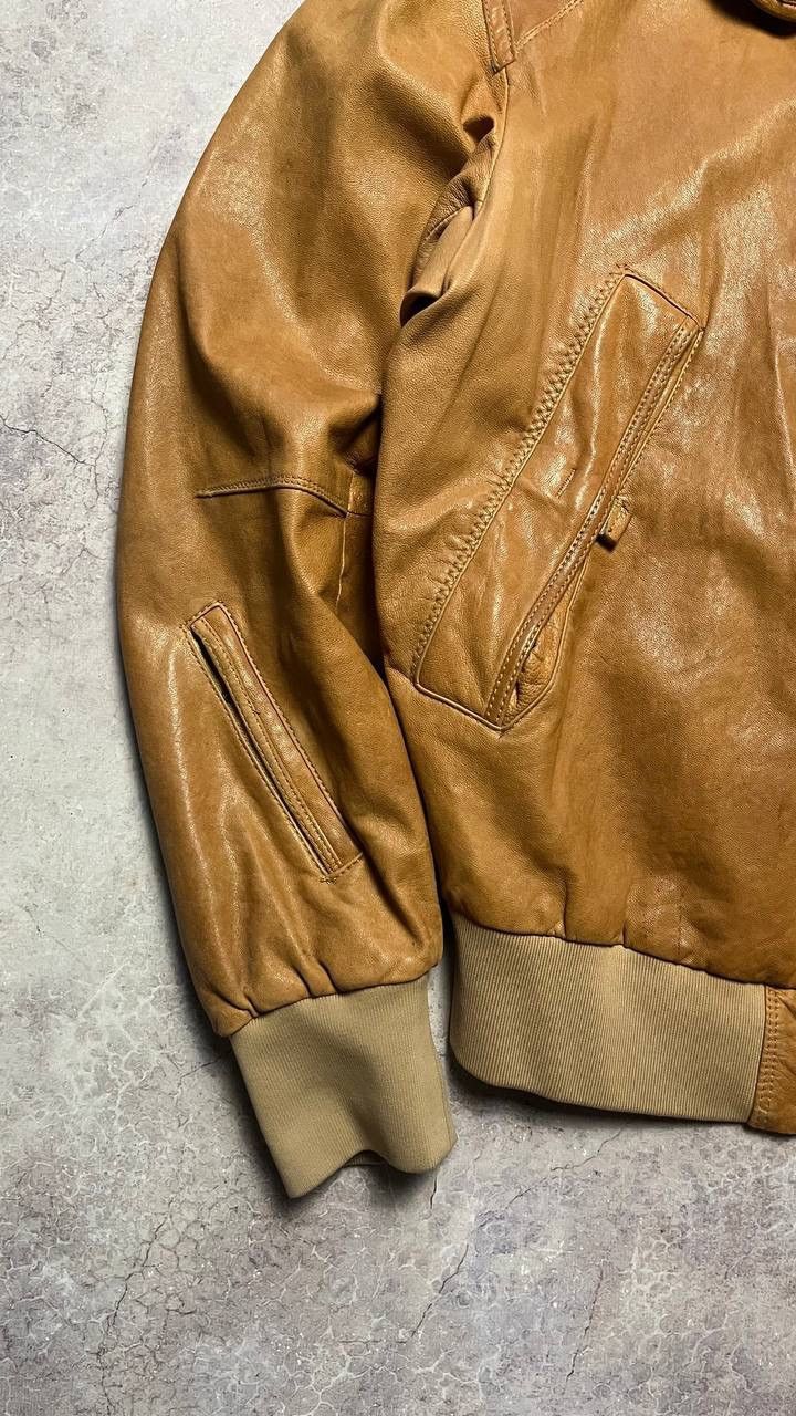Parajumpers Parajumpers Leather Jacket Designer Premium Italian Aviator Size US XL / EU 56 / 4 - 9 Thumbnail
