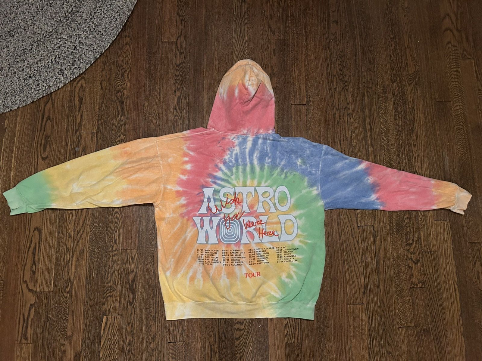 Travis Scott Travis Scott Astroworld Tour Skipping Bear Hoodie Size US XL / EU 56 / 4 - 2 Thumbnail