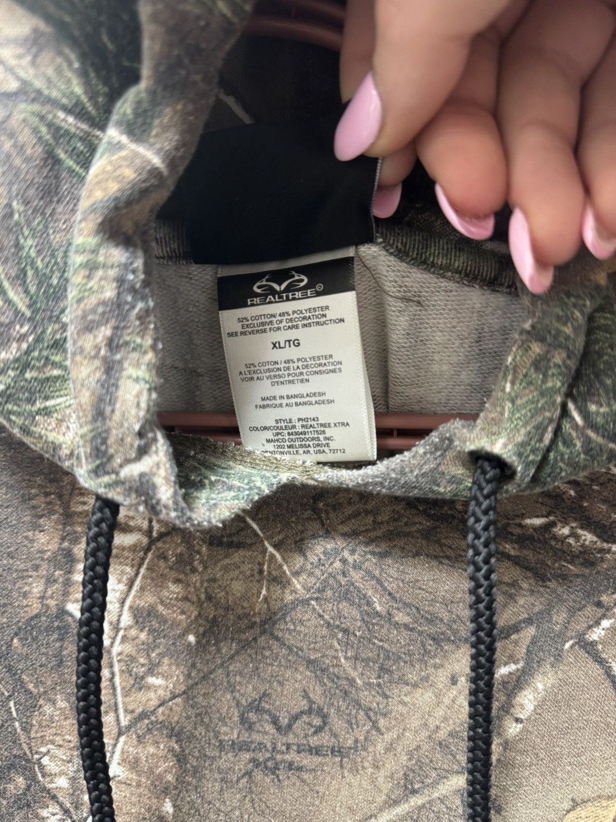 Realtree RealTree Real Camo Hoodie Classic Vintage XL Size US XL / EU 56 / 4 - 4 Thumbnail