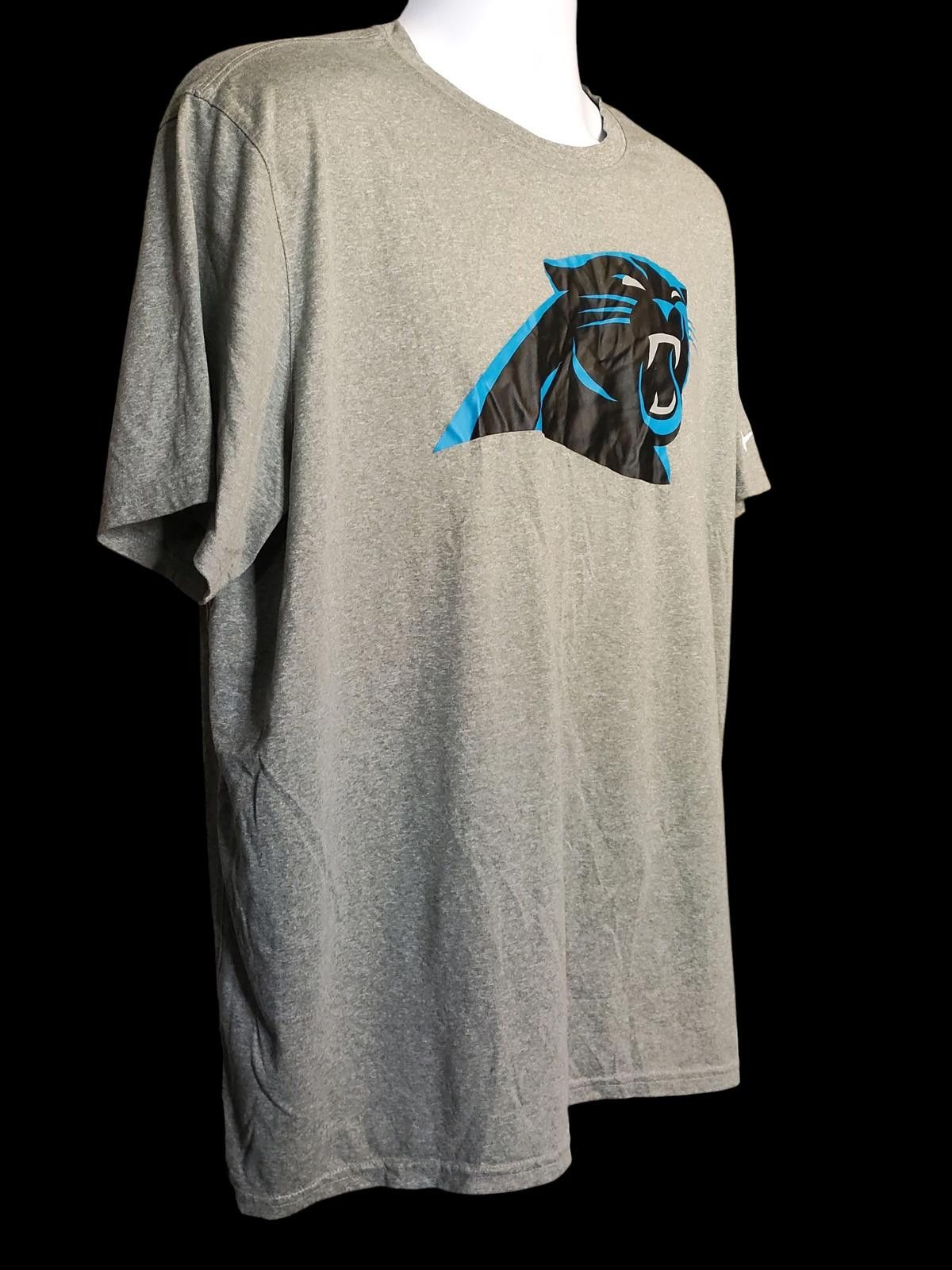 Nike Nike Carolina Panthers Logo T-Shirt Size US XXL / EU 58 / 5 - 4 Thumbnail