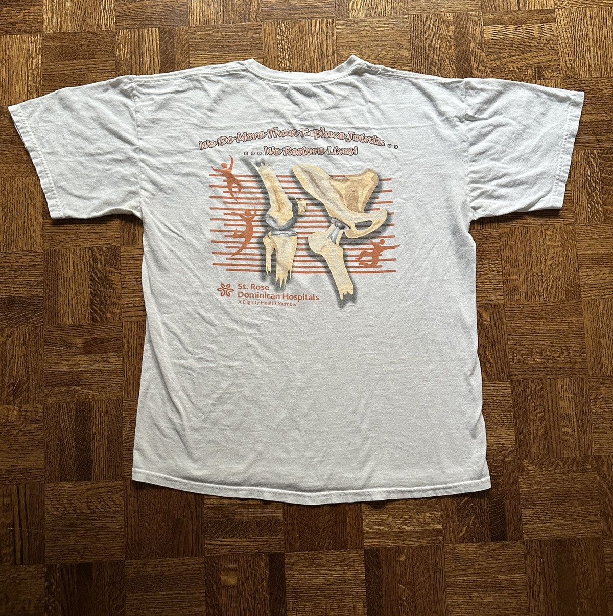 Japanese Brand Vintage Y2K Broken Bones Hospital Graphic Tee Size US L / EU 52-54 / 3 - 2 Thumbnail