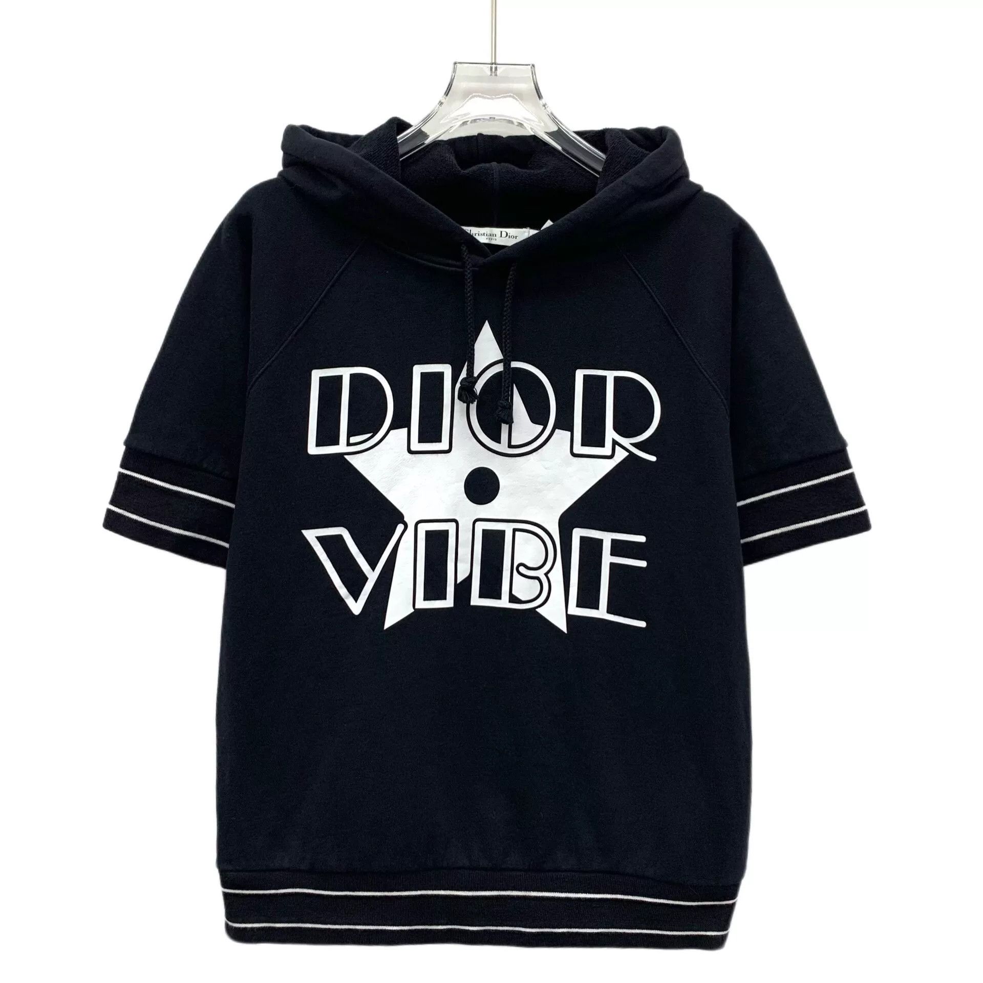 Dior black hoodie with star logo print Size US S / EU 44-46 / 1 - 1 Thumbnail