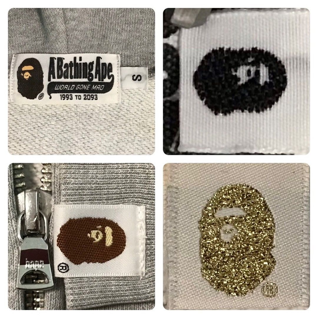 Bape BAPE Grey x Purple camo shark full zip hoodie a bathing ape Size US S / EU 44-46 / 1 - 9 Thumbnail