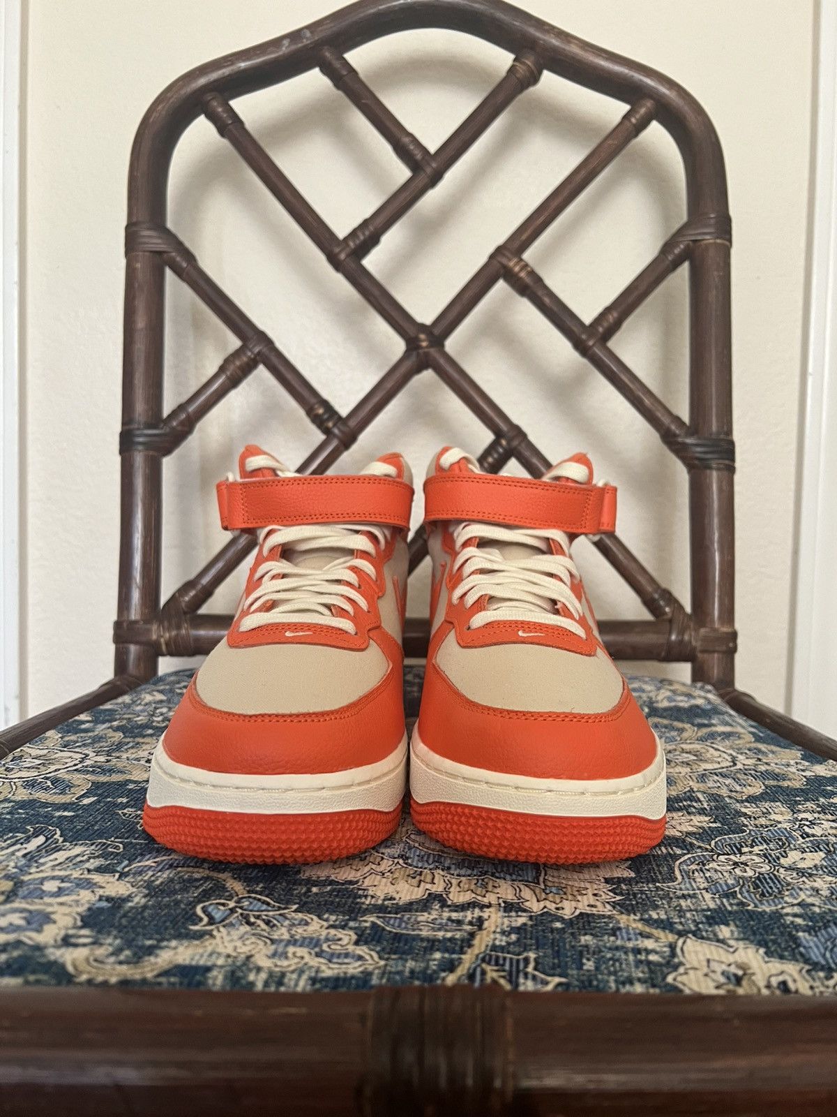 Nike Nike Air Force 1 '07 LX Mid Safety Orange M10.5 NEW (No Box) Size US 10.5 / EU 43-44 - 4 Thumbnail
