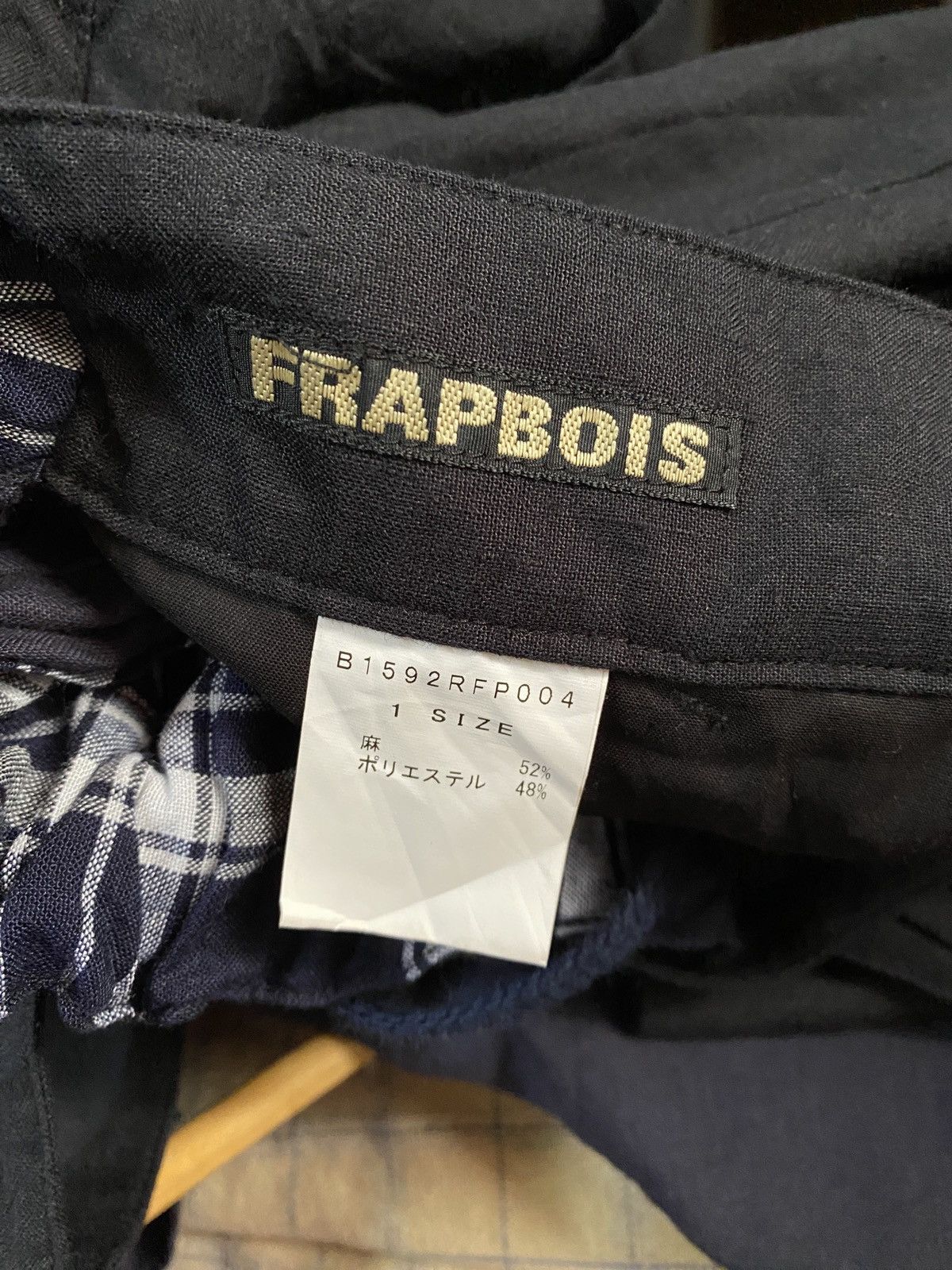 Designer × Frapbois × Japanese Brand Frapbois Japanese cyberpunk Double Layer Cropped Wrap Pants Size US 30 / EU 46 - 12 Thumbnail