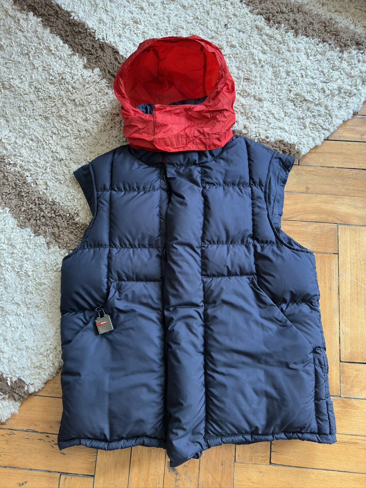 Prada 2002 Prada nylon Sport Vest Square Quilted Size US M / EU 48-50 / 2 - 5 Thumbnail