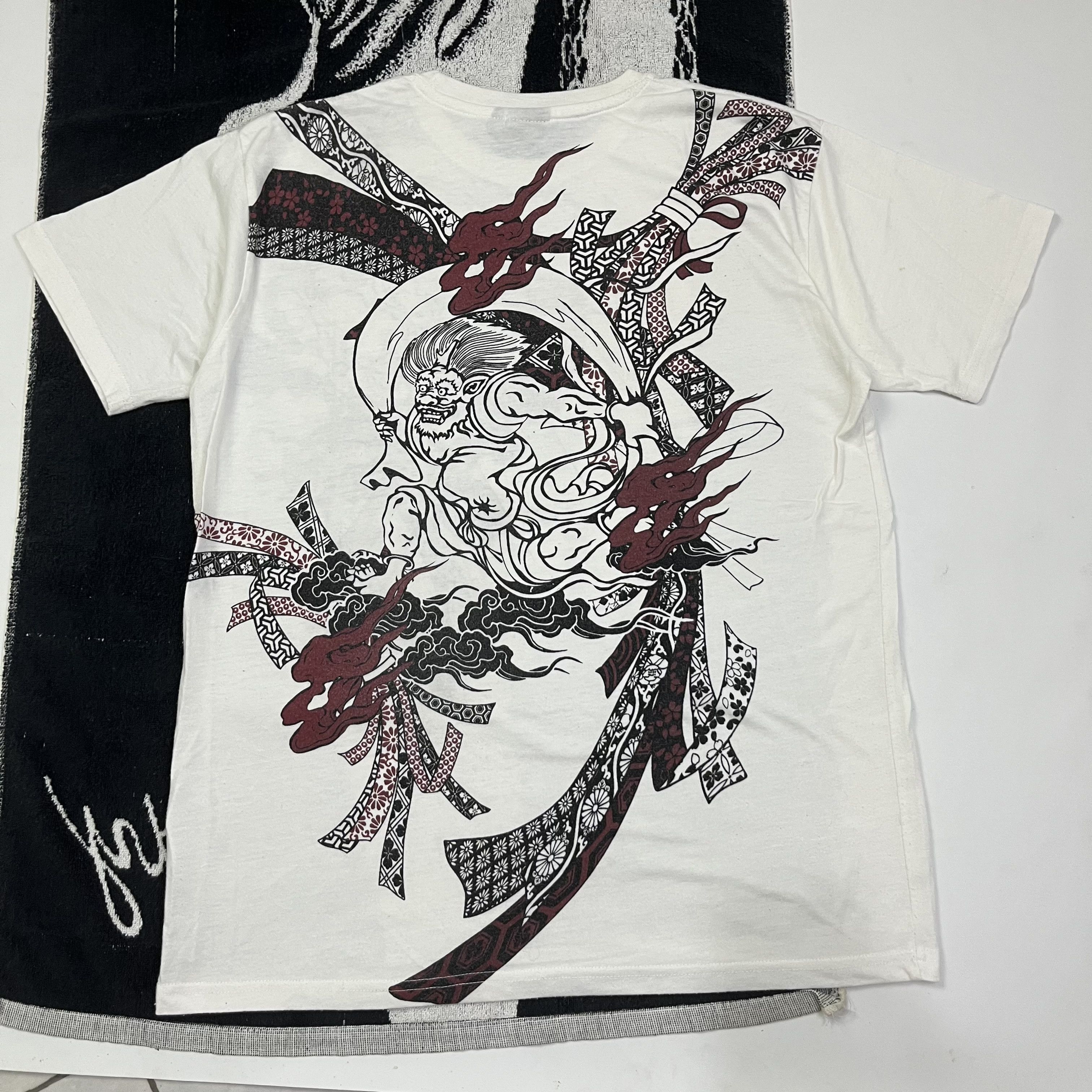 Japanese Brand Bullet noise sukajan tee Size US M / EU 48-50 / 2 - 2 Thumbnail