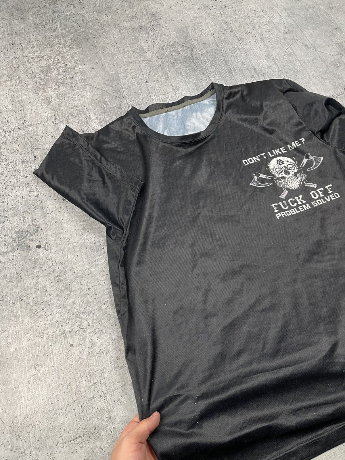 Japanese Brand × Vintage Vintage Fuck Off T-Shirt Size xl Y2K Grunge Skate Rave Size US XL / EU 56 / 4 - 4 Thumbnail