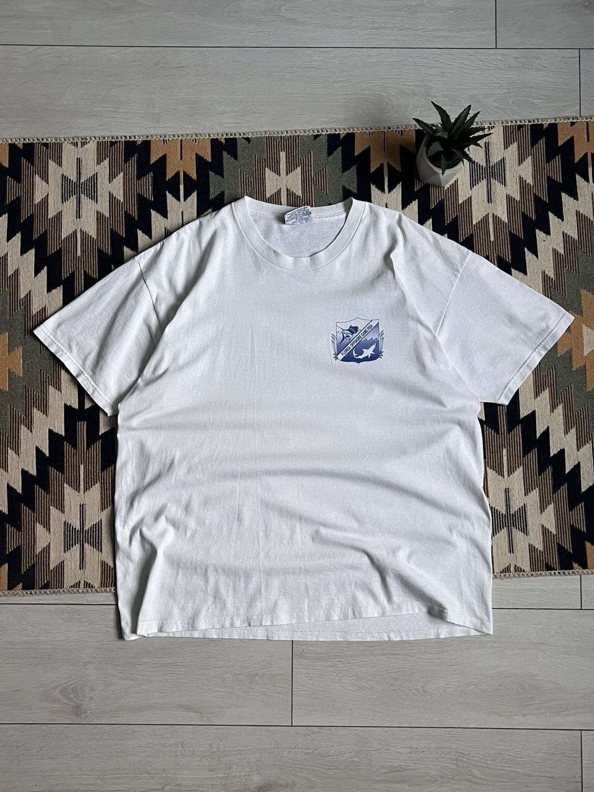 Lee × Vintage Vintage 1993 Lee Florida Offshore Game Fish T-shirt Size US XL / EU 56 / 4 - 1 Thumbnail