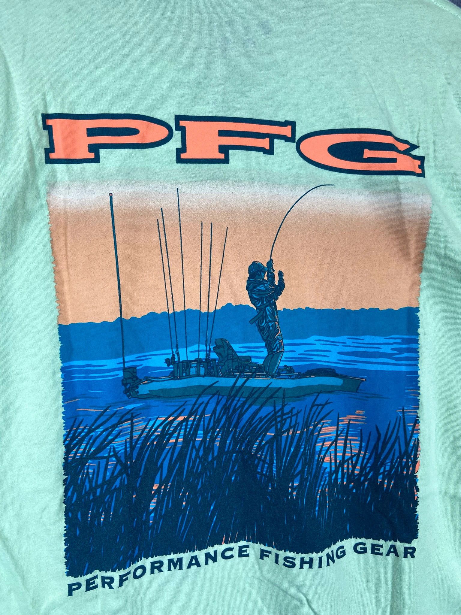 Columbia Columbia PFG Green Graphic Tee L Fishing Gear Retro Outdoor Size US L / EU 52-54 / 3 - 2 Thumbnail