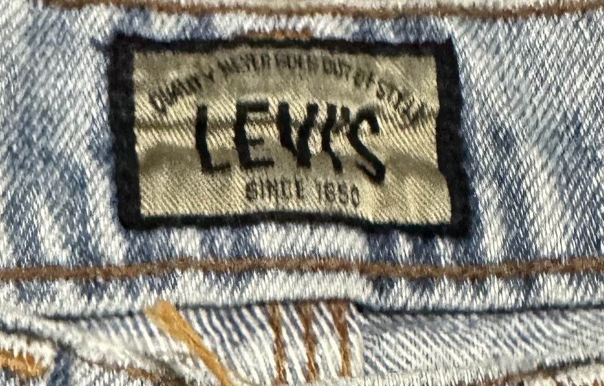 Levi's Vintage 90s Levis 636 Big E Silver Tab Tapered Leg Jeans Size US 28 / EU 44 - 11 Thumbnail