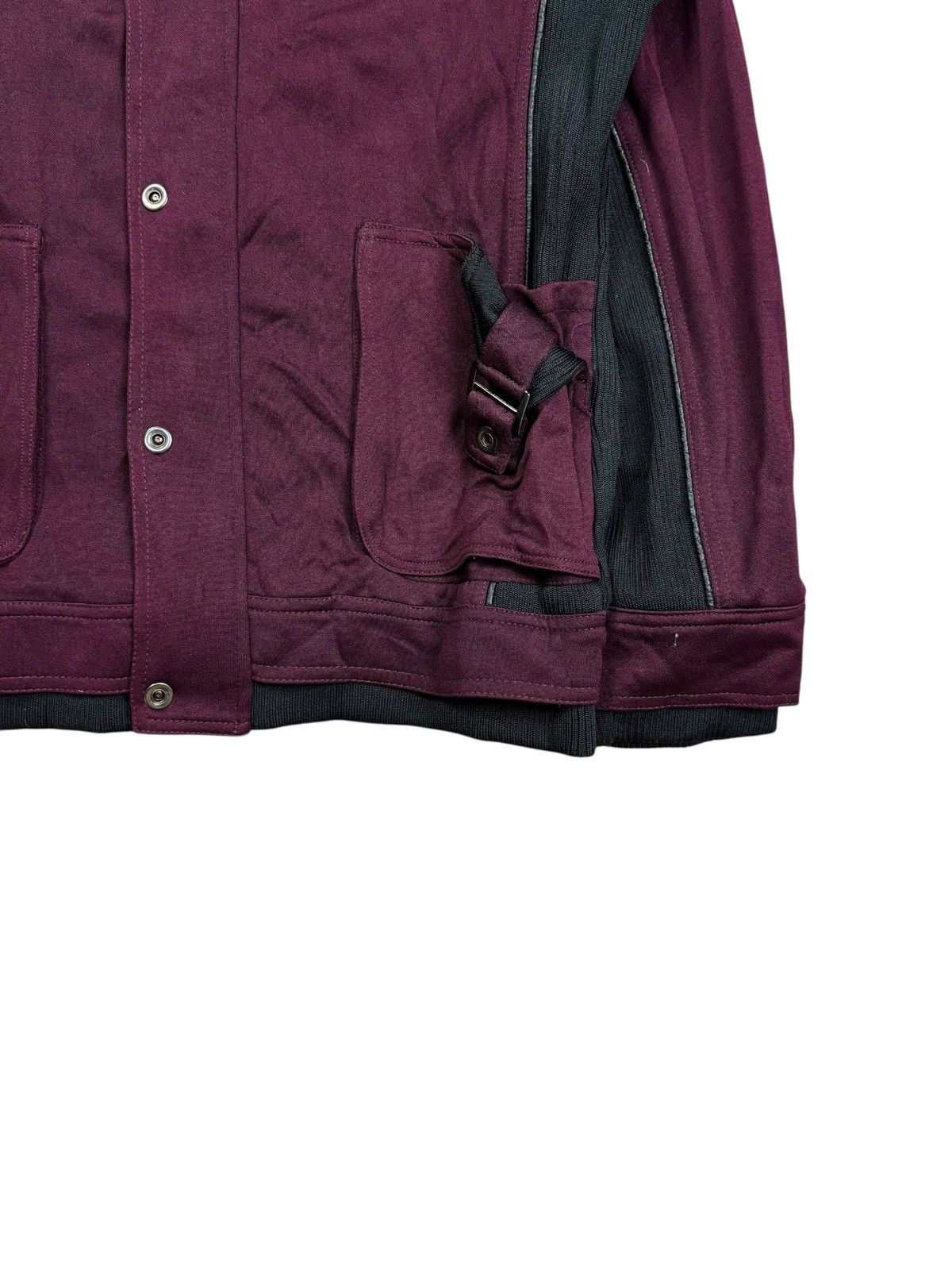 BUFFALO BOBS 2000s Semantic Design - Red Wine Vkei Style Jacket Size US M / EU 48-50 / 2 - 3 Thumbnail
