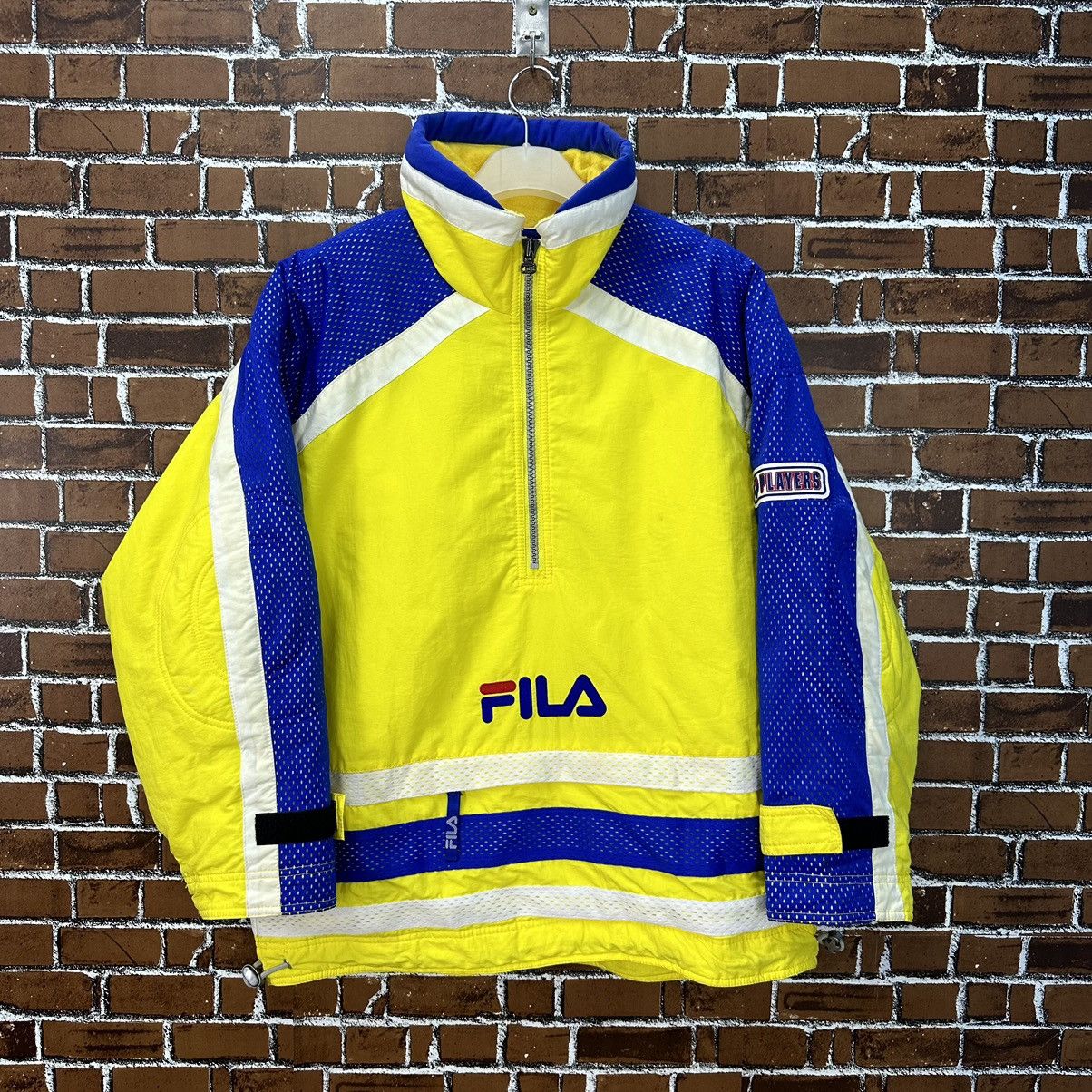 Fila RARE Vintage 90s Fila Players Baggy Anorak Jacket Z163 Size US S / EU 44-46 / 1 - 1 Thumbnail
