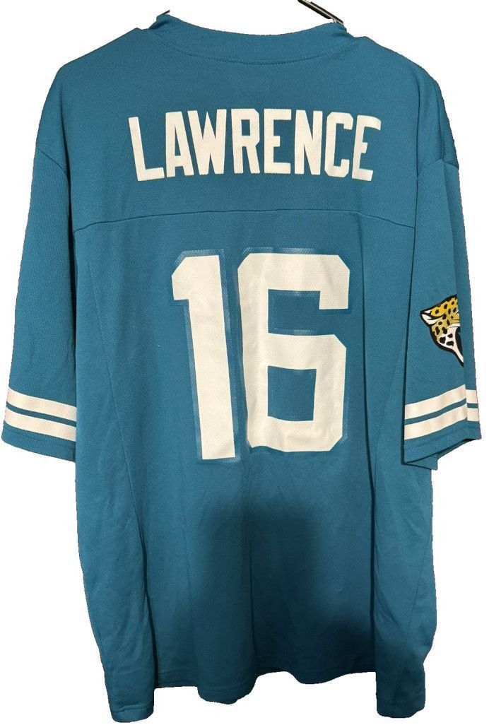 The Unbranded Brand Jacksonville Jaguars Teal Trevor Lawrence Jersey Men Size XL Size US XL / EU 56 / 4 - 1 Thumbnail