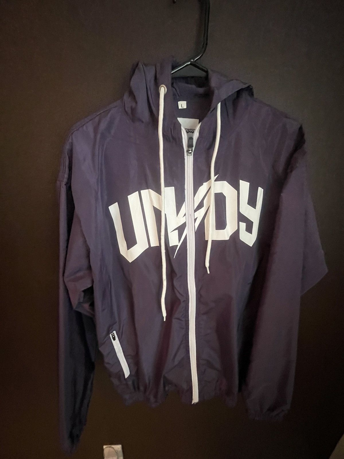 “Lightning Struck” Purple Windbreaker