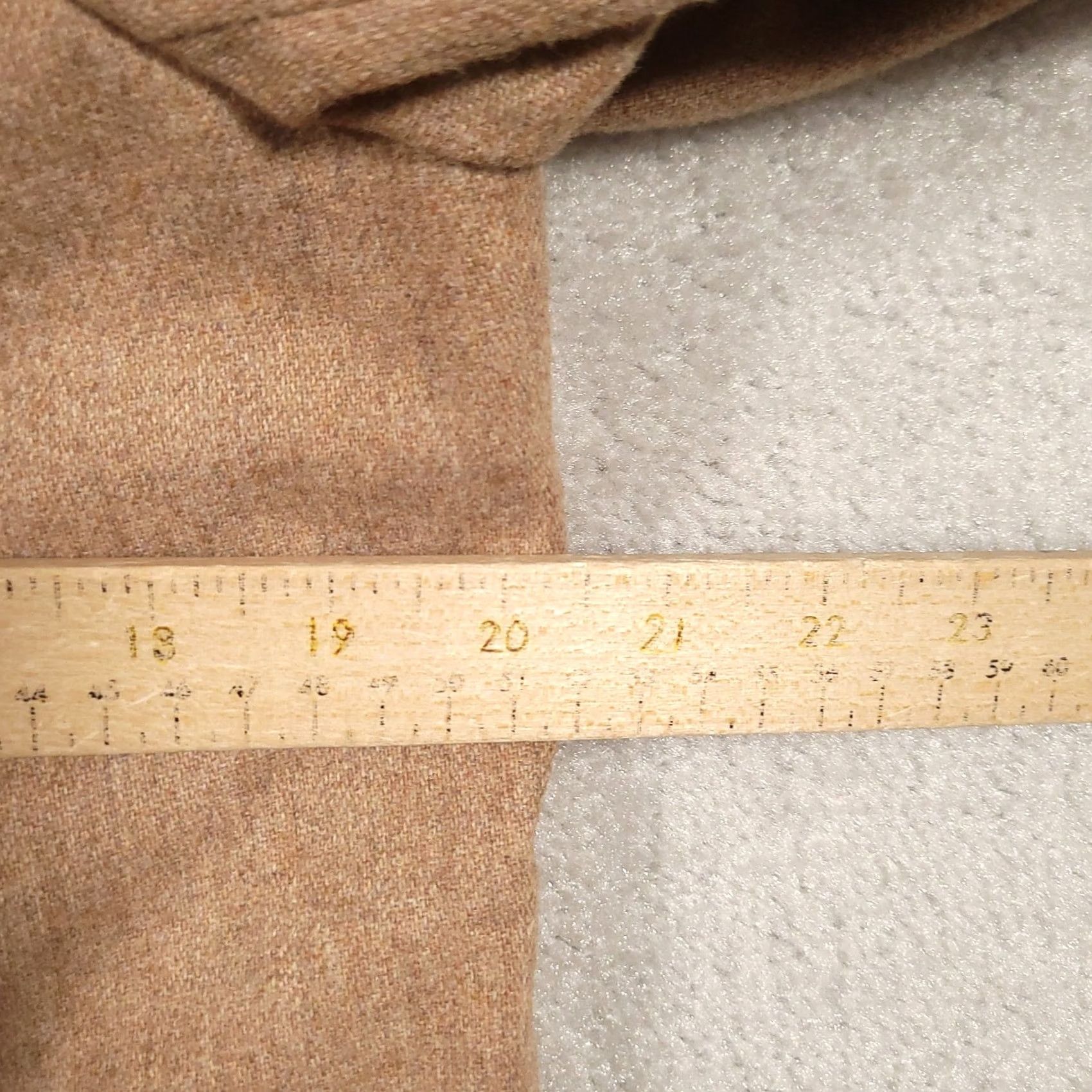 Doublet VINTAGE E.H. Woods Blazer Women 12 Beige Double Breasted Wool Retro Suit Jacket Womens 90s Classic Designer Size XL / US 12-14 / IT 48-50 - 4 Thumbnail