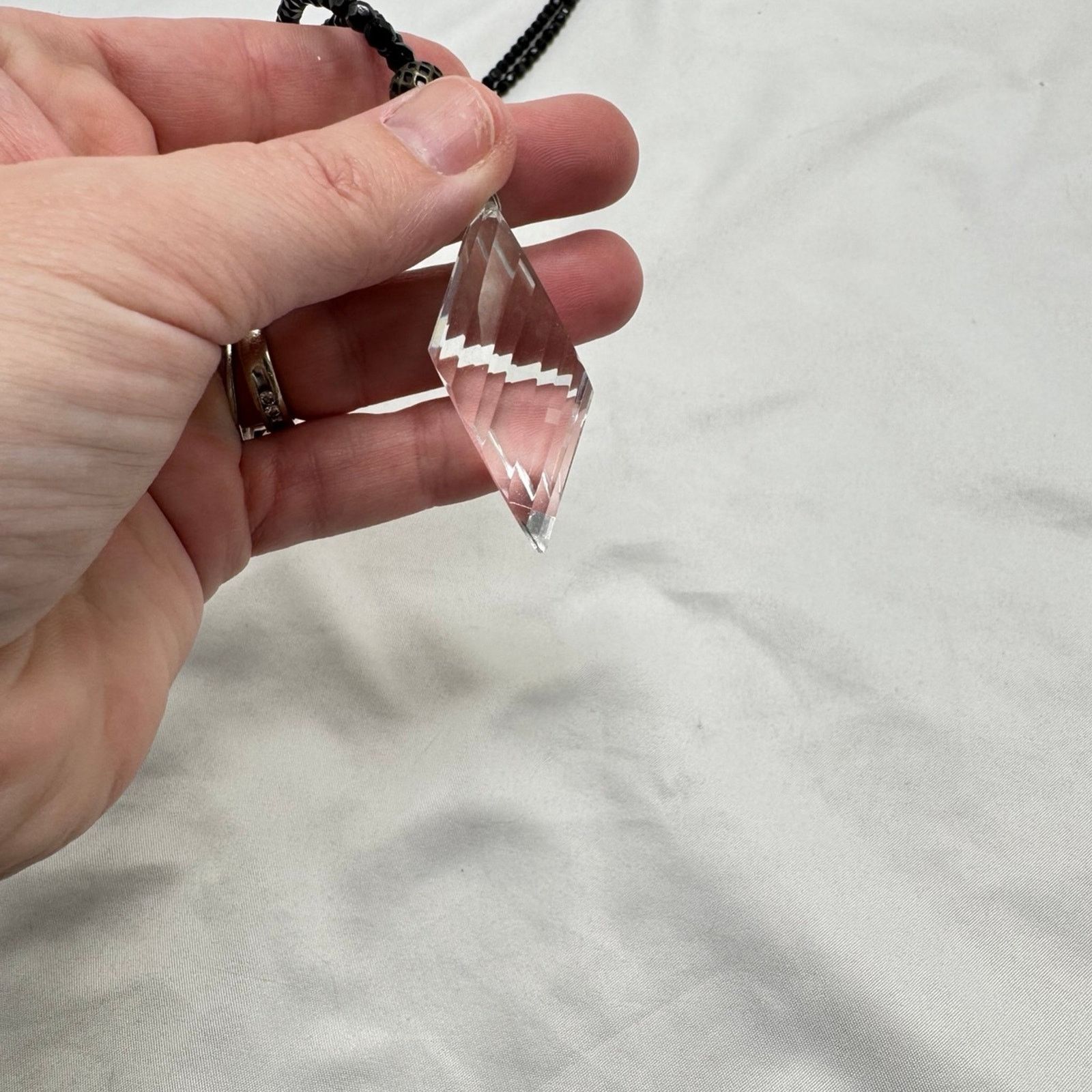 NBDN Nobrandedon VTG prism crystal necklace Size ONE SIZE - 3 Thumbnail