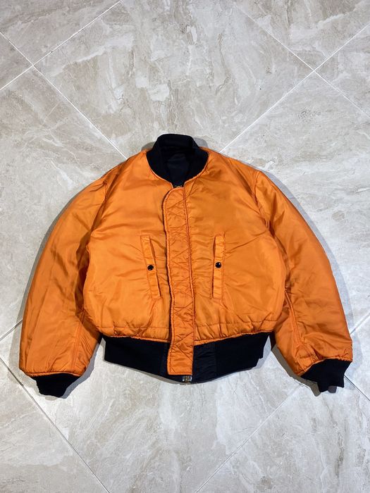 Vintage Vintage 90s Alpha Industries type MA-1 made in USA jacket | Grailed
