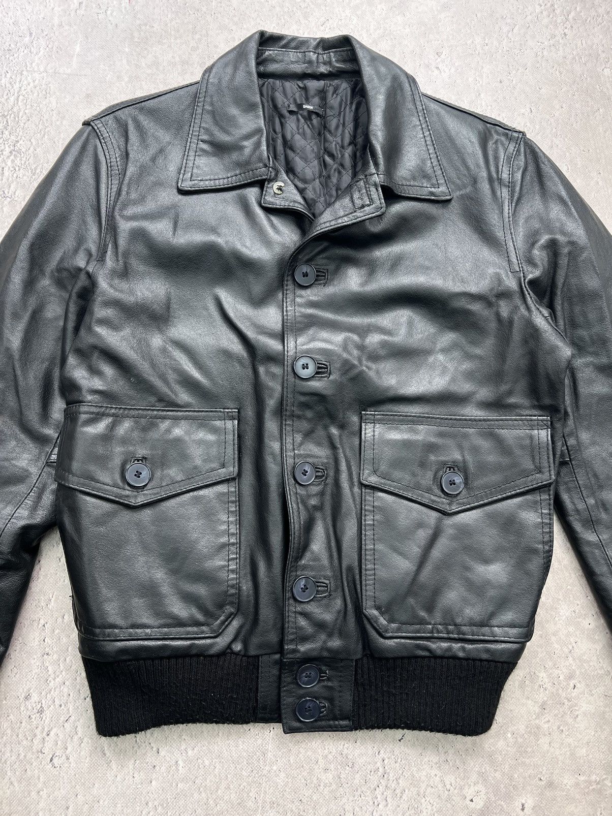 Other SALE✅✅VINTAGE 90s Archive Avant-Garde Moto Leather jacket Size US M / EU 48-50 / 2 - 2 Thumbnail