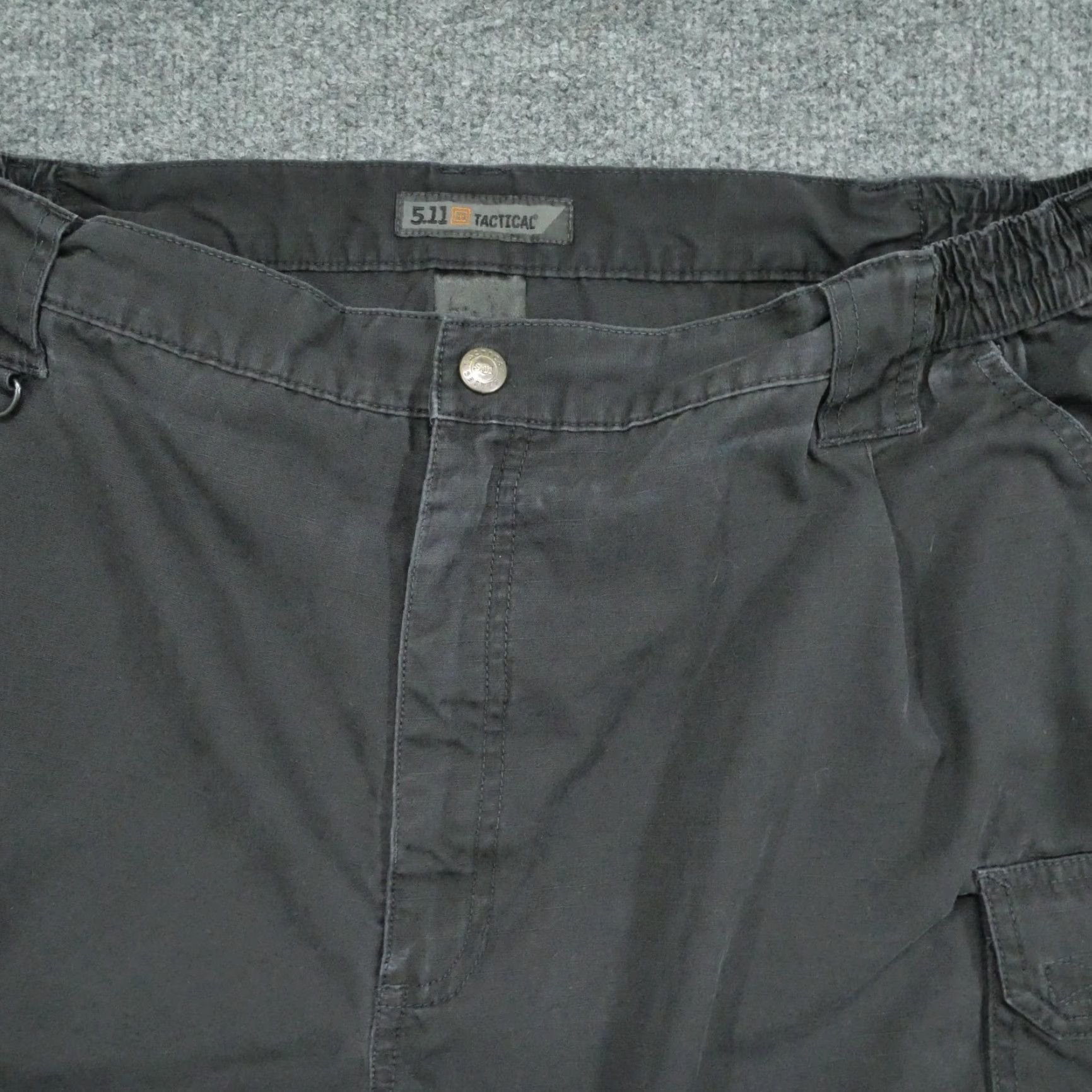 Vintage 5.11 Tactical Pants Mens 42x30 Black Workwear Ripstop Utility Double Knee Chino Pocket Army Outdoor 511 Regular Mens and Womens? Size US 42 / EU 58 - 5 Thumbnail