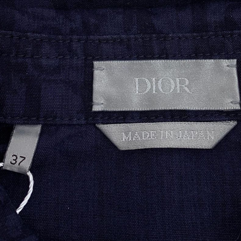 Dior Dior Size37 Dark blue logo jacquart full print cotton lapel Size US XXS / EU 40 - 5 Thumbnail