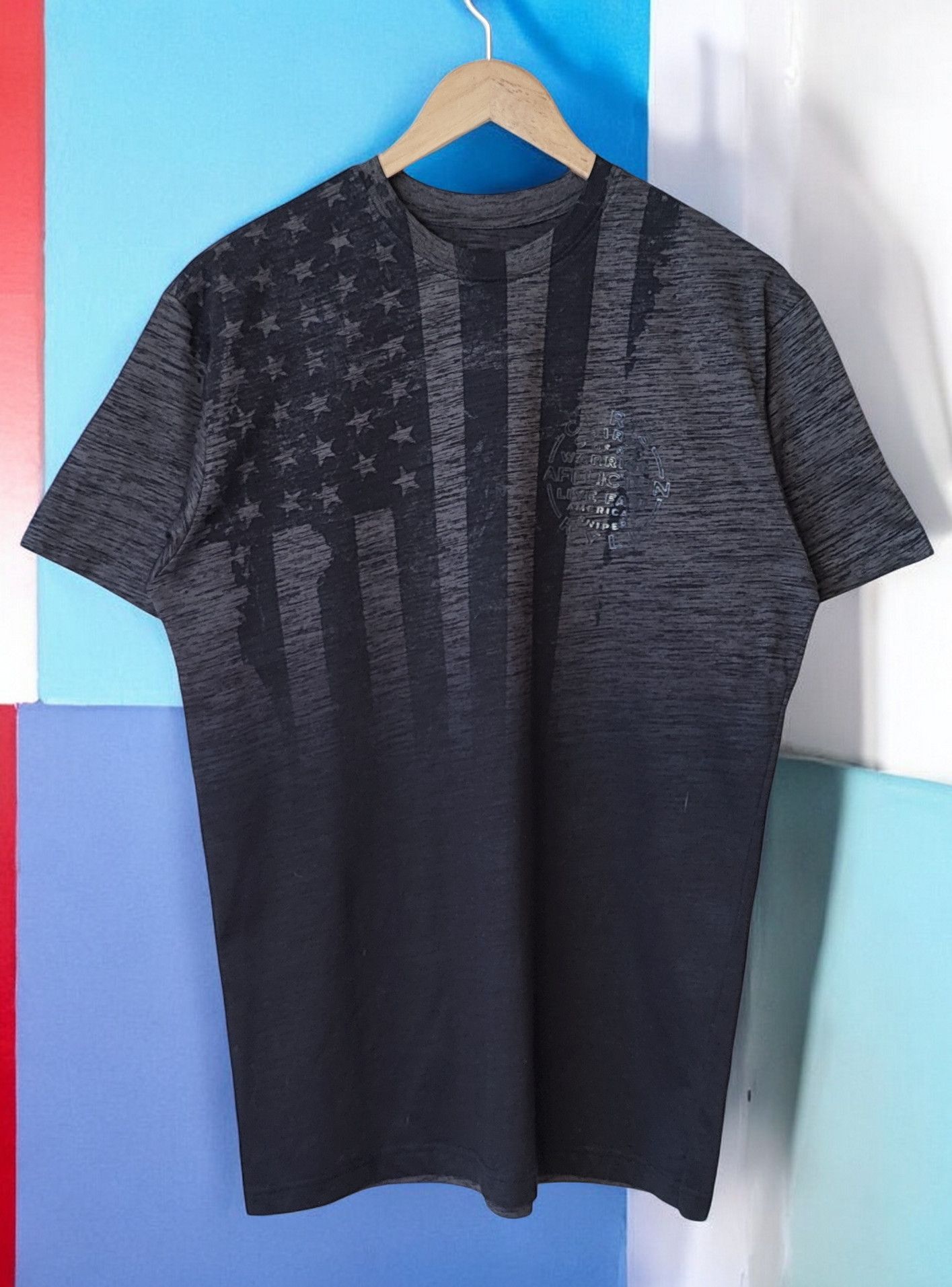 Affliction Affliction Y2K USA Flag Eagle x Chris Kyle Sniper Tshirt Size US L / EU 52-54 / 3 - 1 Thumbnail