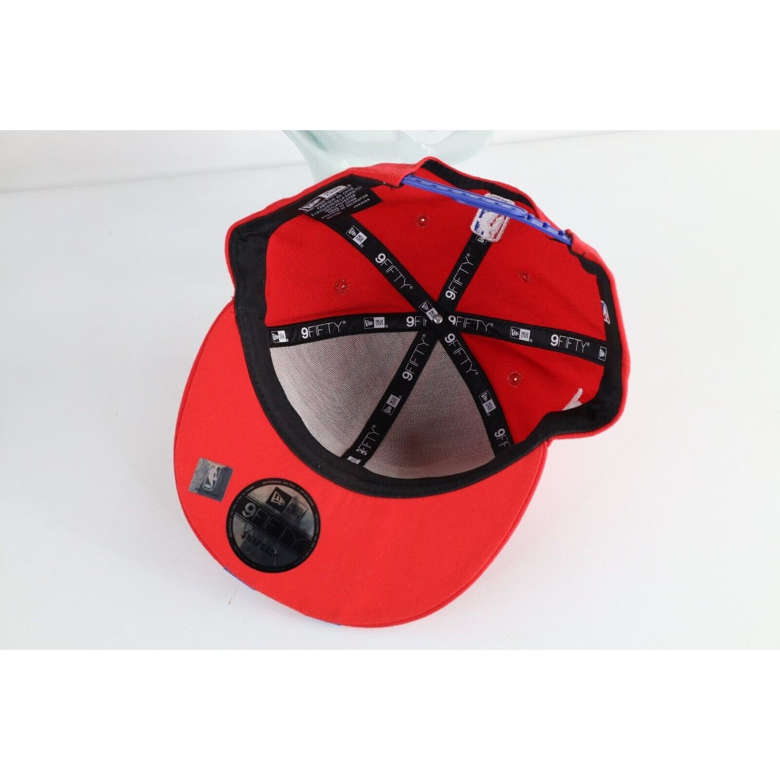 New Era New New Era 9Fifty Spell Out Detroit Pistons Basketball Hat Size ONE SIZE - 6 Thumbnail